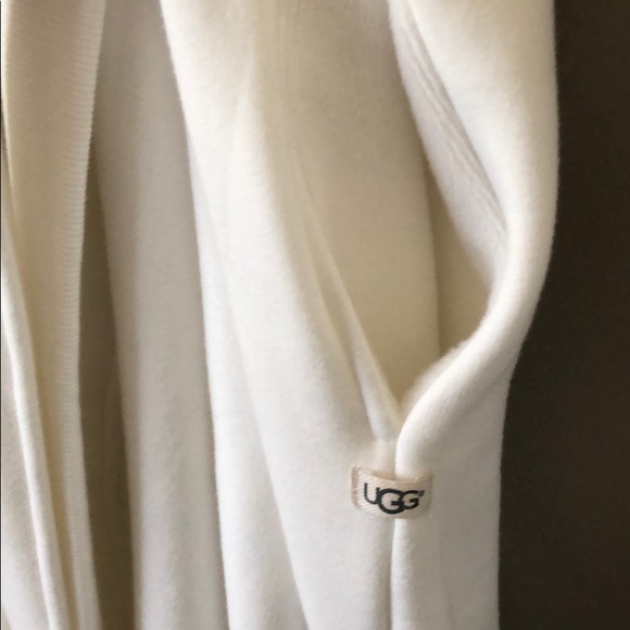 NWT UGG Karoline Plush Cream Robe Size Large - Picture 10 of 14